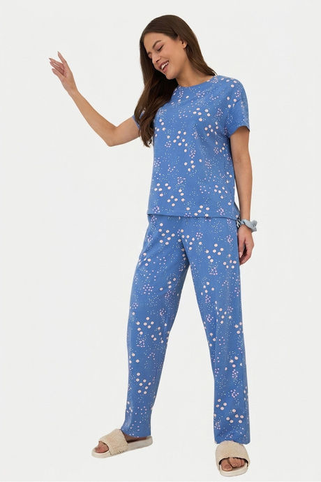 Sweet Dreams Printed Pyjama Set - Cosmic Sky — image 6